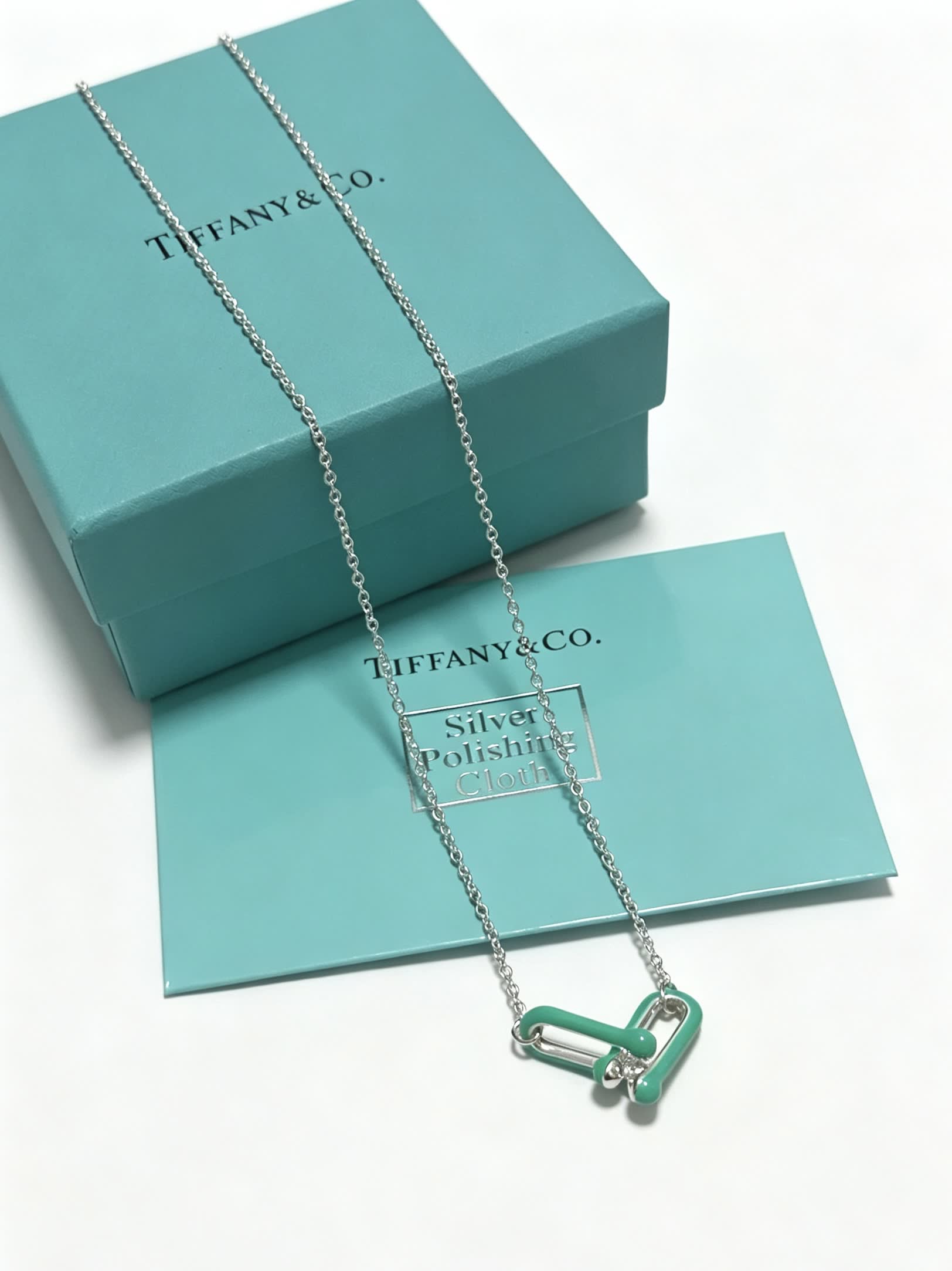 Tiffany & Co. Return to Tiffany Sterling Silver Heart Tag Necklace